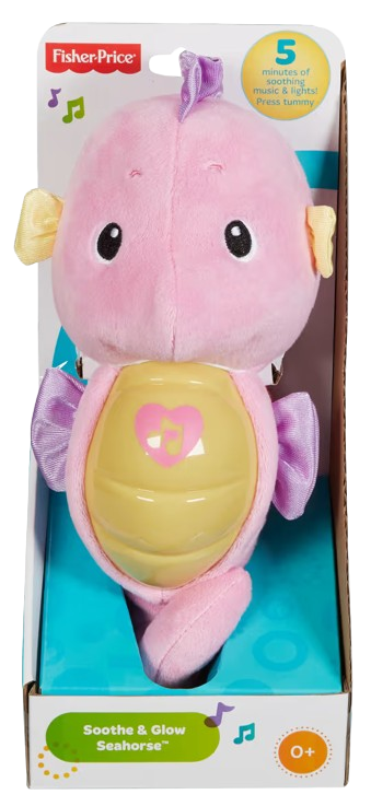 Fisher-Price Soothe & Glow Seahorse — Pink (DGH73)