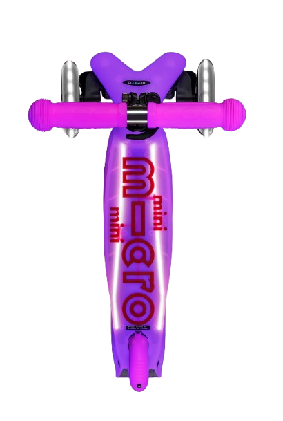 Micro Mini Glow Plus LED Scooter - Frosty Pink
