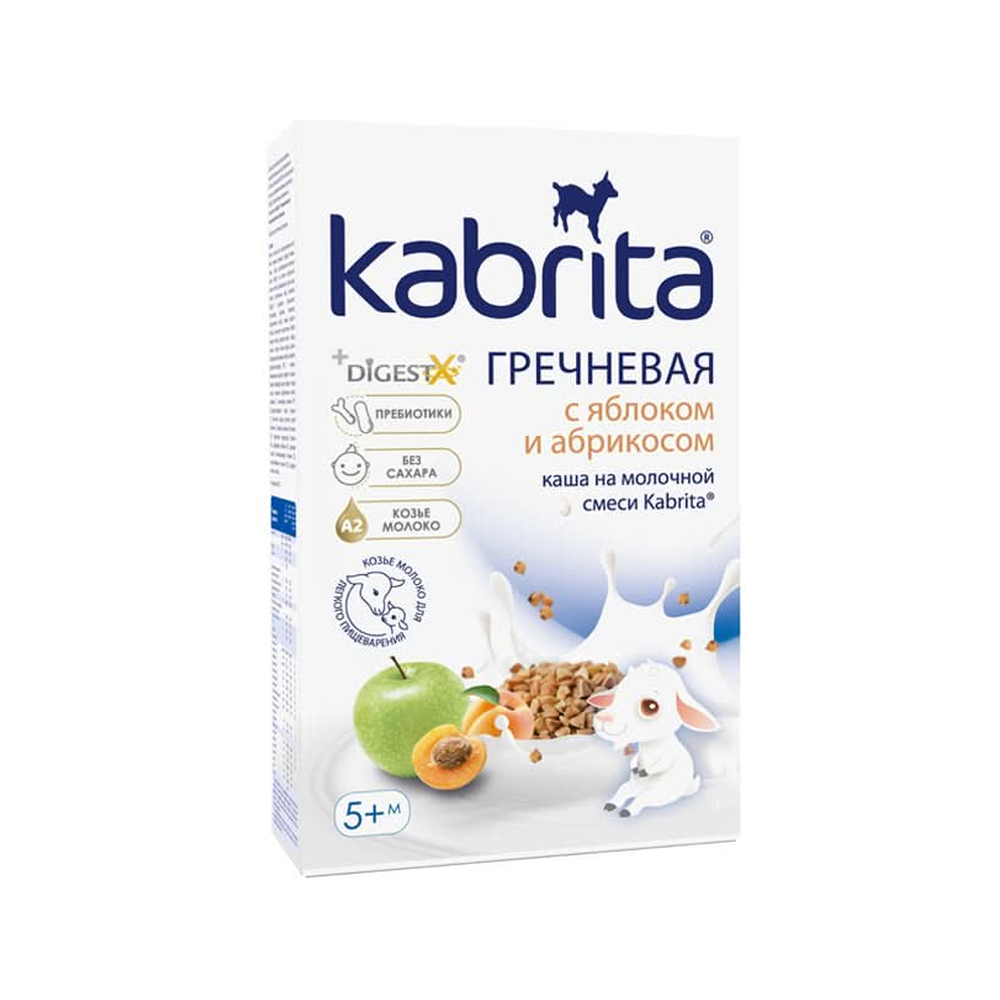 Kabrita Buckwheat Cereal with Apple and Apricot With Goat Milk 180 g