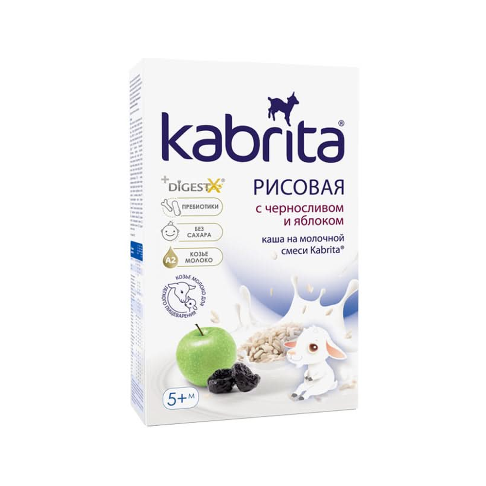 Kabrita Rice Cereal with Prune and Apple With Goat Milk 180 g