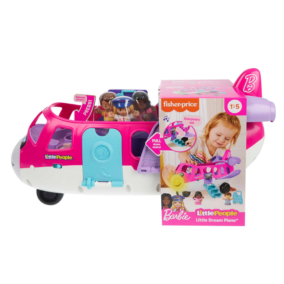 Fisher-Price Little People Barbie Little Dream Plane (HMG50)