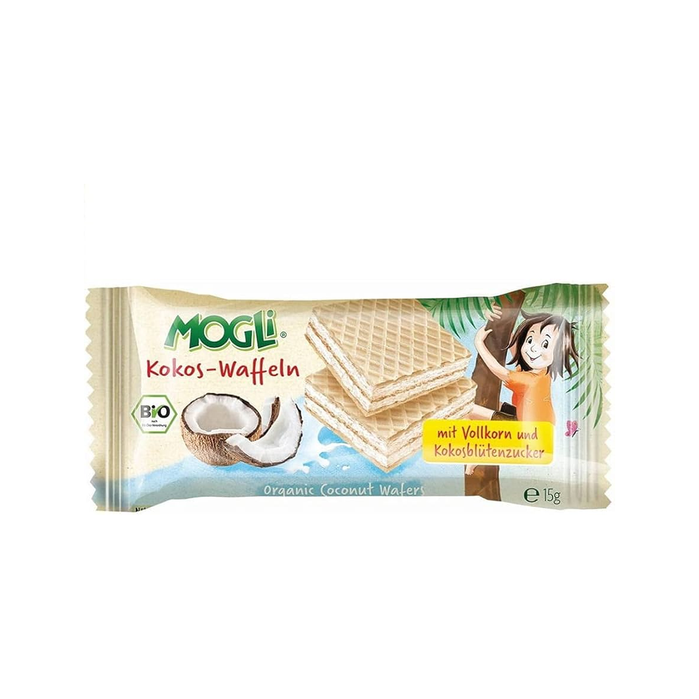Mogli Organic Coconut Wafers 15 g