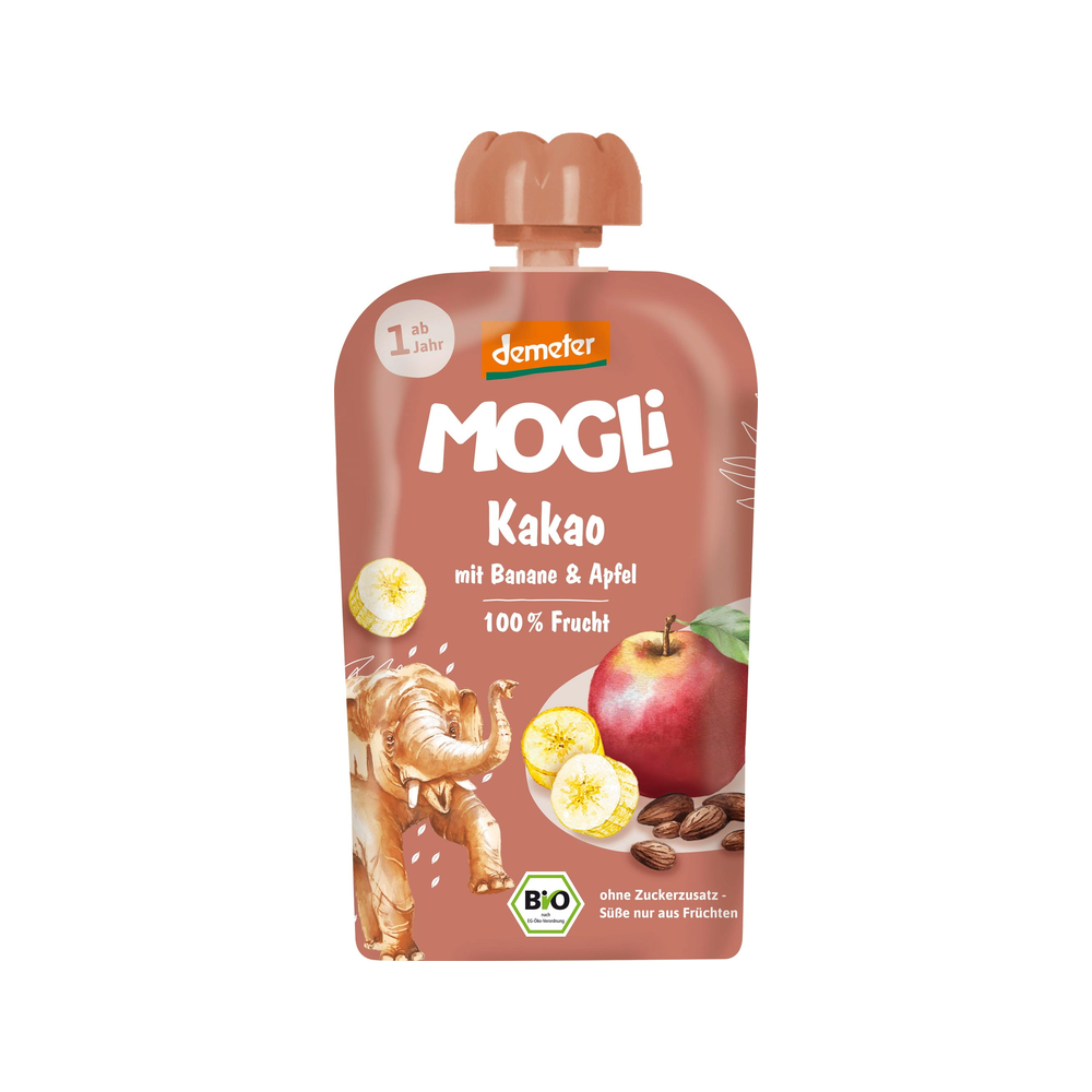 Mogli Organic Pouch Cocoa Banana 120 g