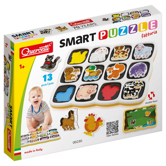 Quercetti Smart Puzzle Farm (00230)