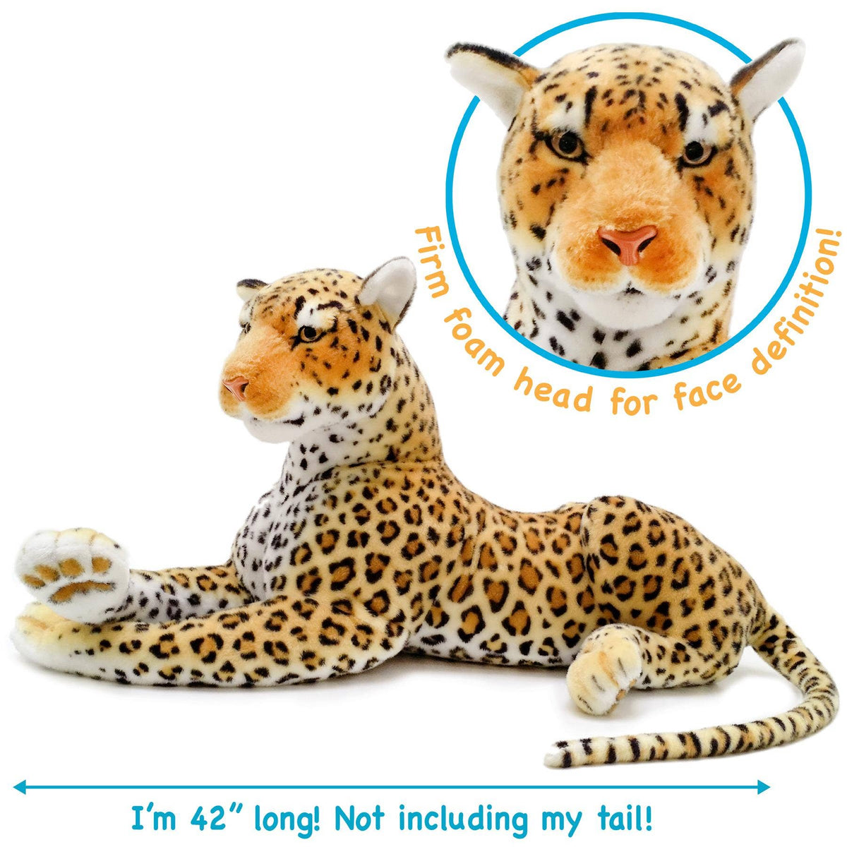 TigerHart Lahari the Leopard 42-inch plush