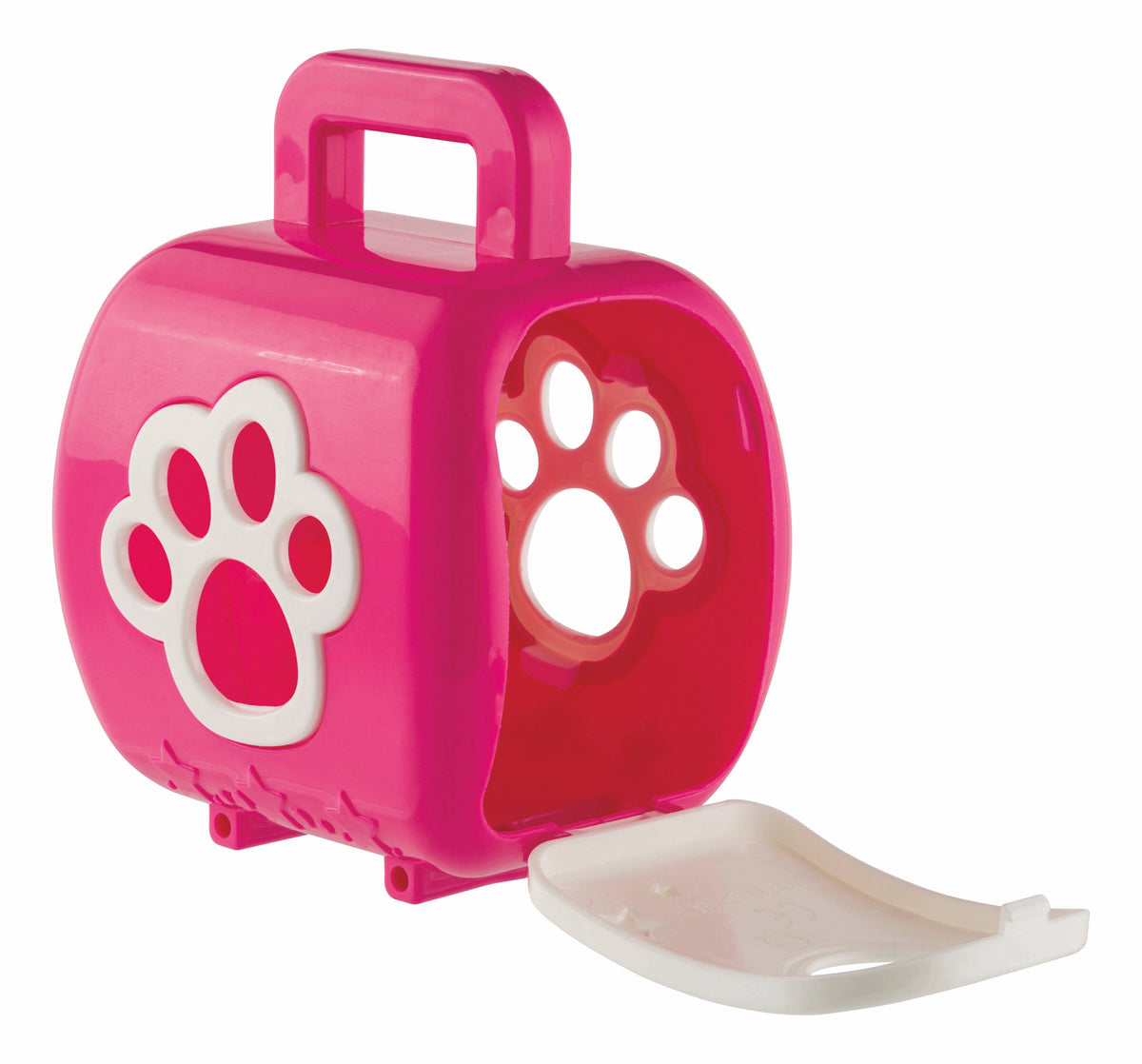 Toysmith Carry-Along Critters pet in carrier