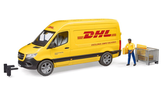 Bruder Mercedes-Benz Sprinter DHL Delivery Van with Driver (02671)