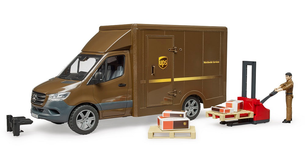 Bruder Mercedes-Benz Sprinter UPS Delivery Van with Driver (02678)