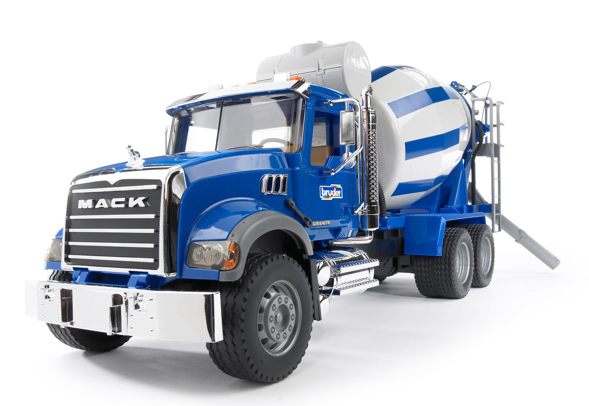 Bruder MACK Granite Cement Mixer Truck (02814) — view 2