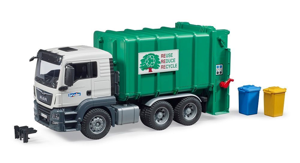 Bruder MAN TGS Rear Loading Garbage Truck (03763) — view 4