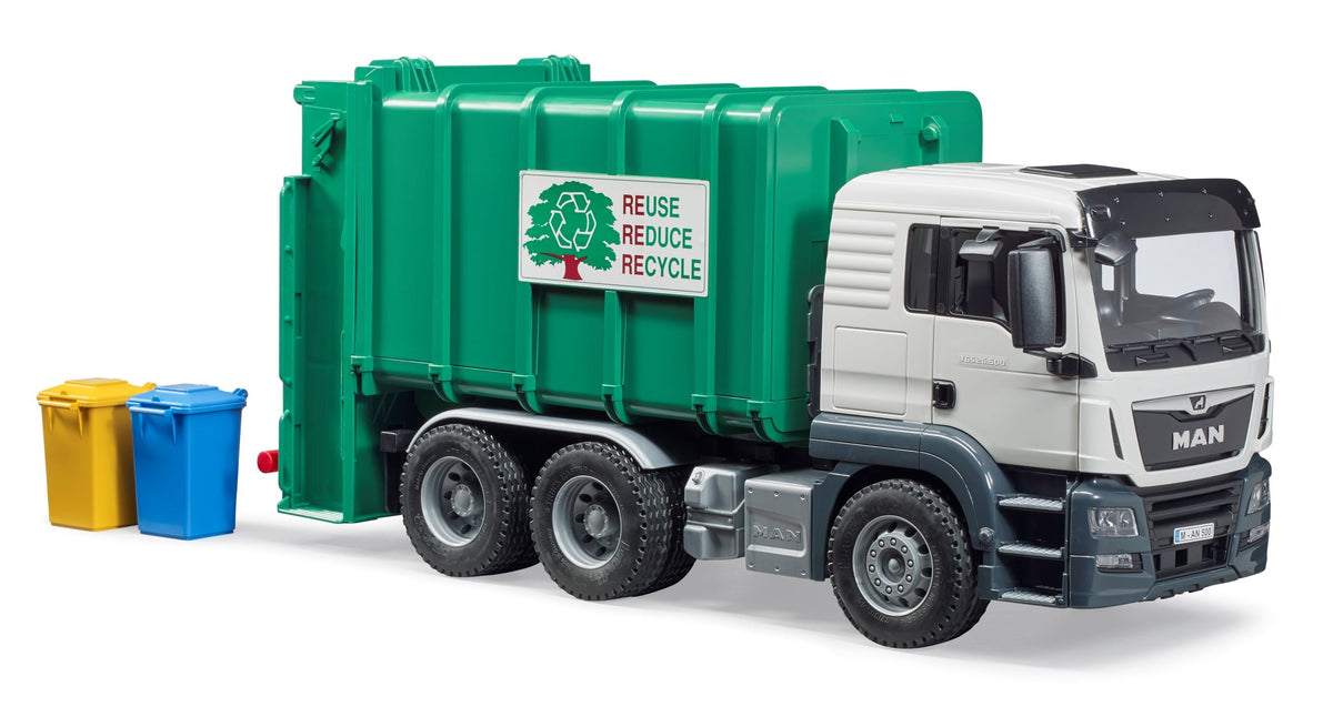 Bruder MAN TGS Rear Loading Garbage Truck (03763) — view 2