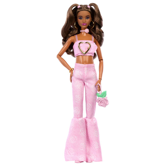 Barbie Deluxe Style Doll #12 in Pink Denim and Jeans (JJN72)
