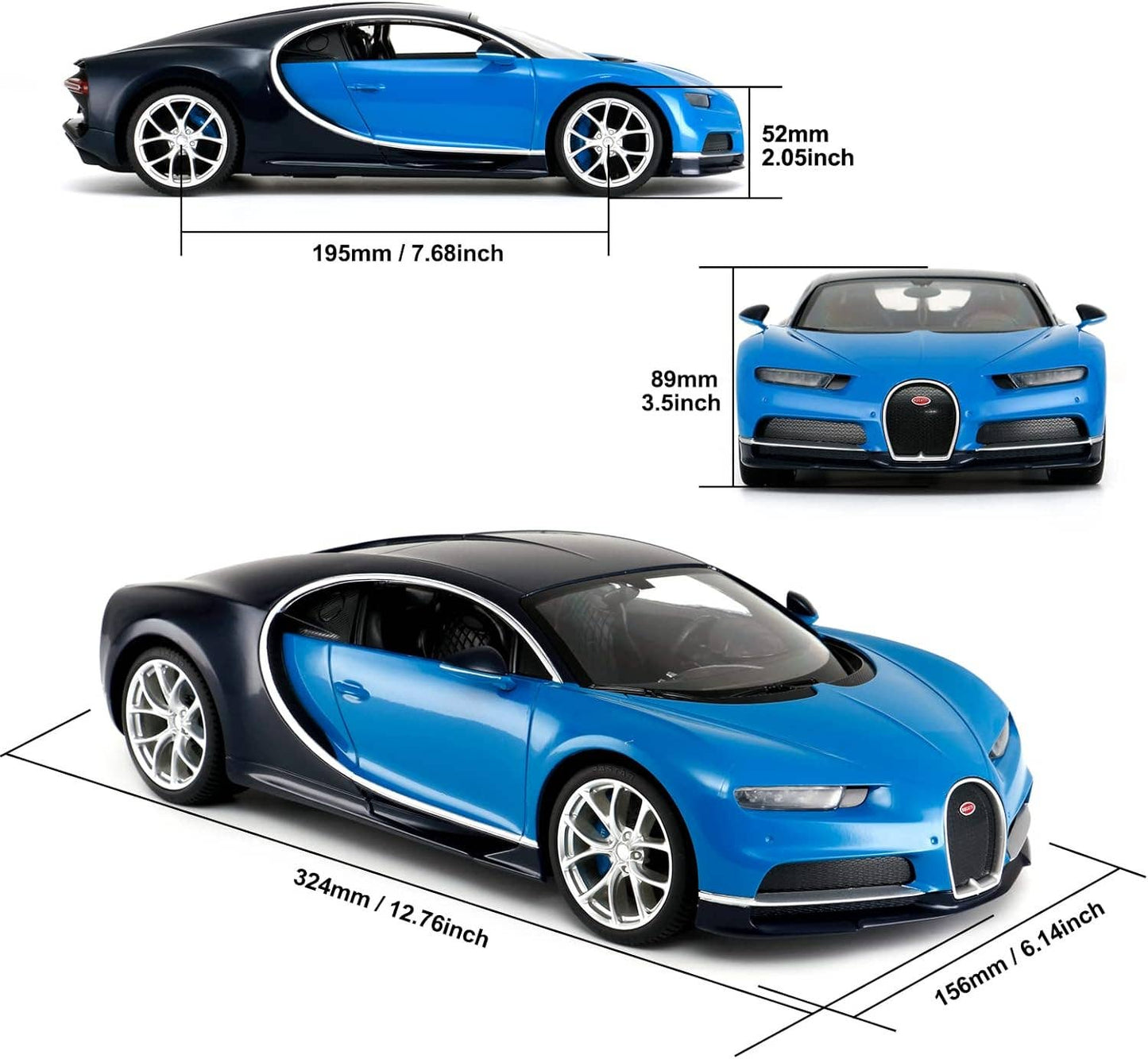 1:14 Scale RC Bugatti Chiron Remote Control Sports Car