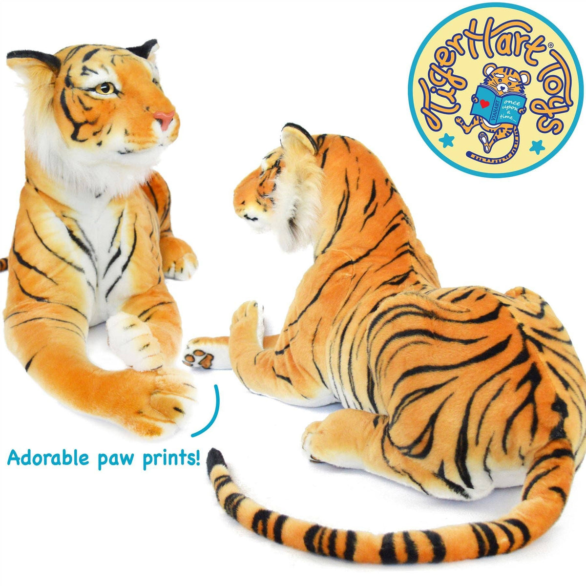 TigerHart Rohit the Orange Bengal Tiger 46-inch plush