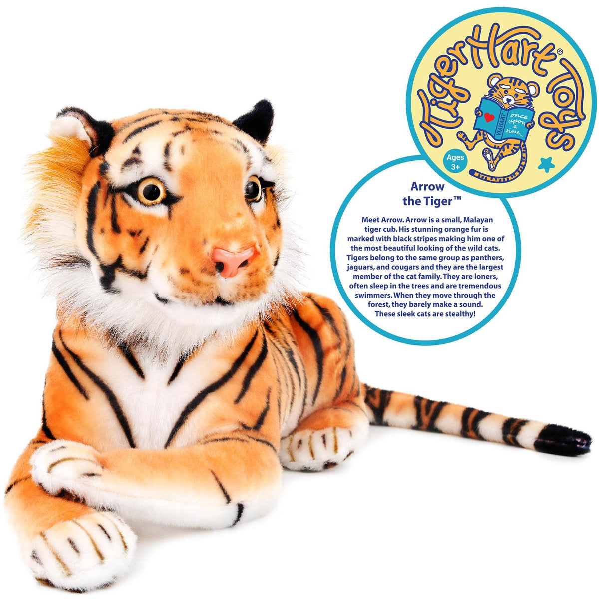 TigerHart Arrow the Tiger 17-inch plush