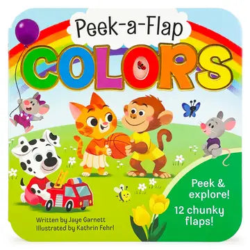 Colors Early Learning Interactive Lift-A-Flap Board Book