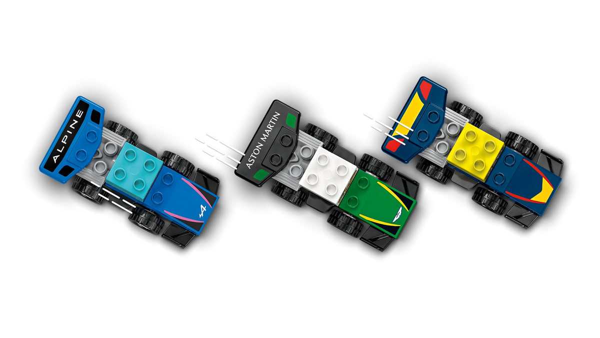LEGO DUPLO F1 Team Race Cars & Drivers (10445) detail view