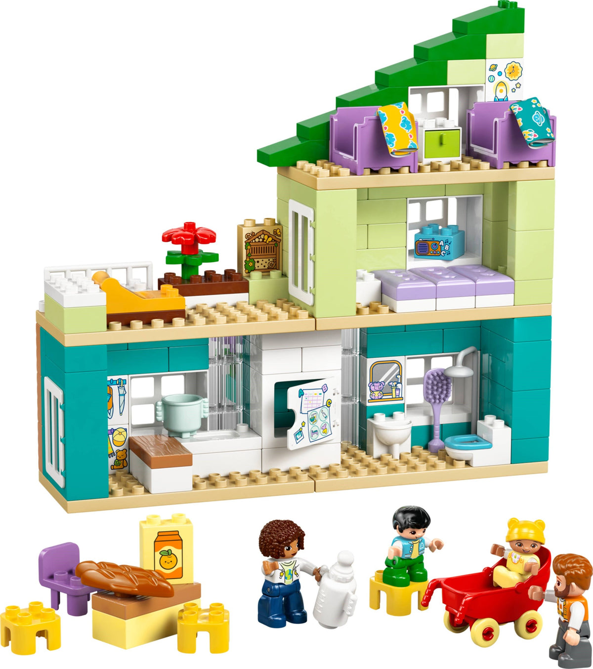 LEGO DUPLO 3 in 1 Modern Family House with Figures (10470)