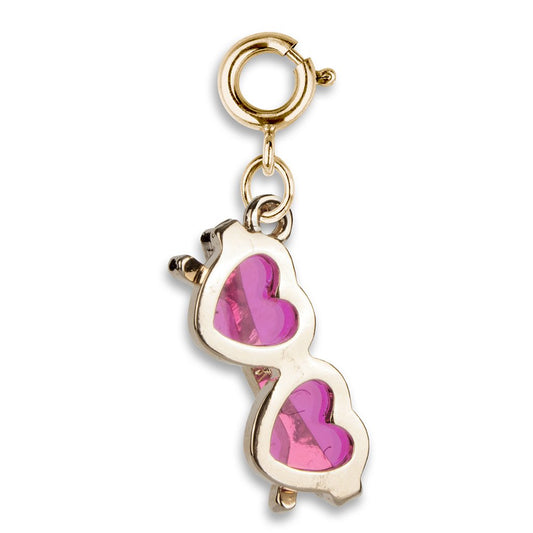 CHARM IT! Gold Heart Sunglasses Charm (CICC1321)