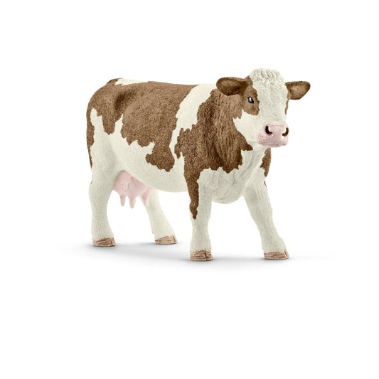 Schleich Farm World Simmental Cow Figure (13801)