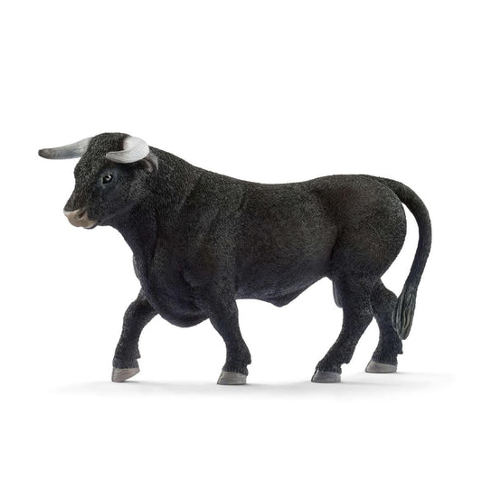 Schleich Farm World Black Bull Figure (13875)
