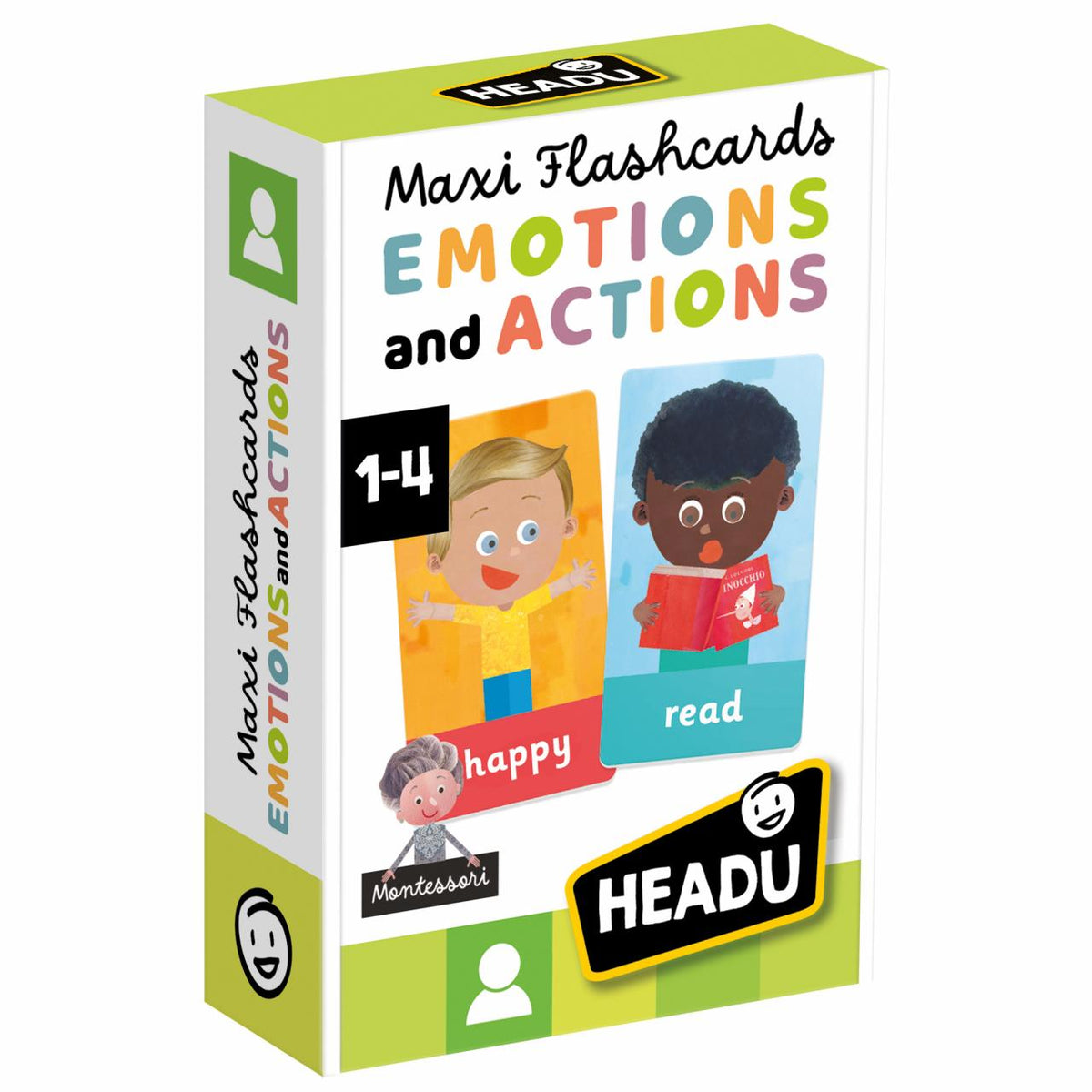 Headu Maxi Flashcards Montessori Emotions and Actions - photo 1