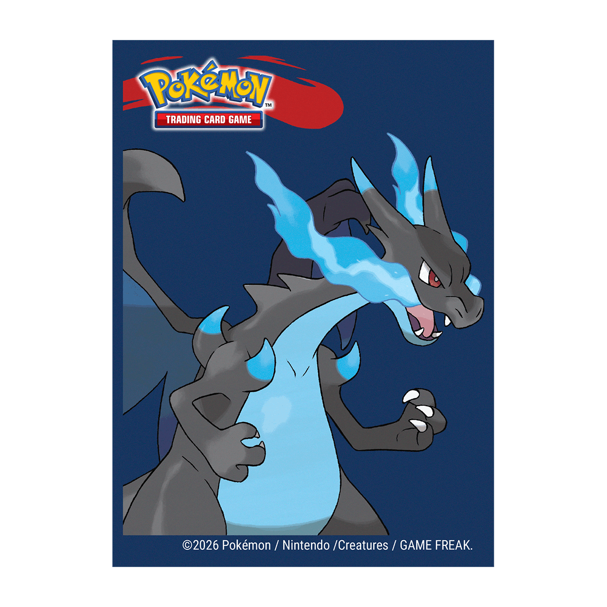 Mega Charizard X sleeve artwork
