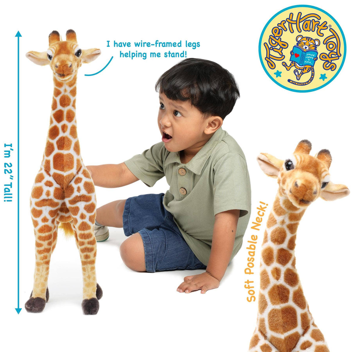 TigerHart Jocelyn the Giraffe 22-inch plush