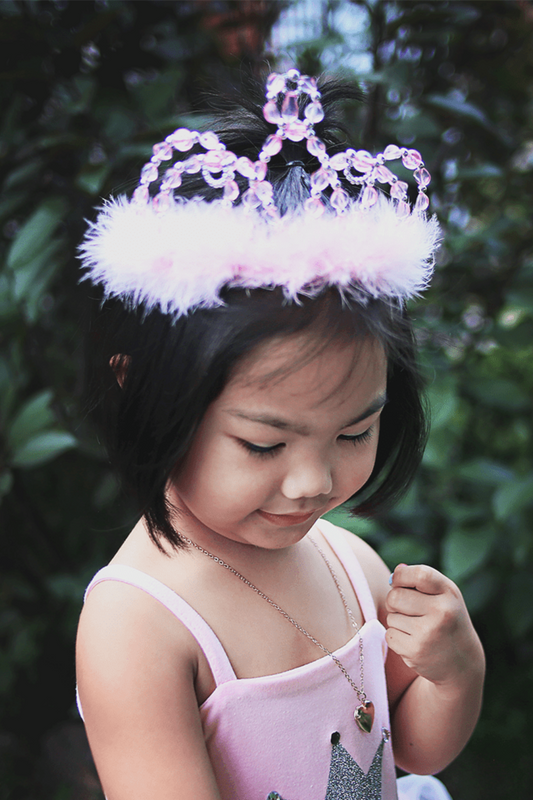 Great Pretenders Princess Tiara, Pink/Silver (11620)