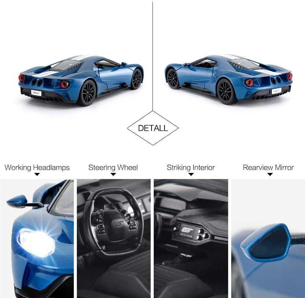 1:14 Scale RC Ford GT Remote Control Sports Car
