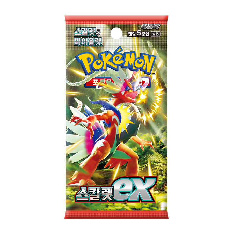Pokémon TCG Scarlet ex Korean booster pack