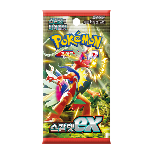 Pokémon TCG Scarlet ex Korean booster pack