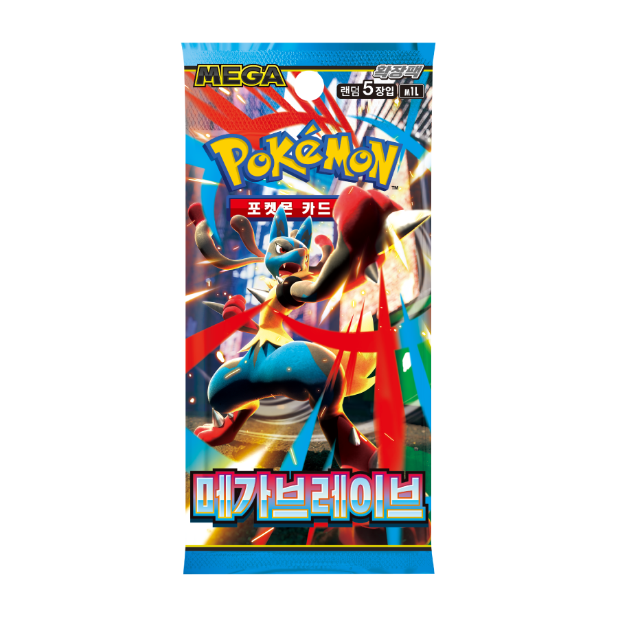 Pokémon TCG Mega Brave Korean booster pack