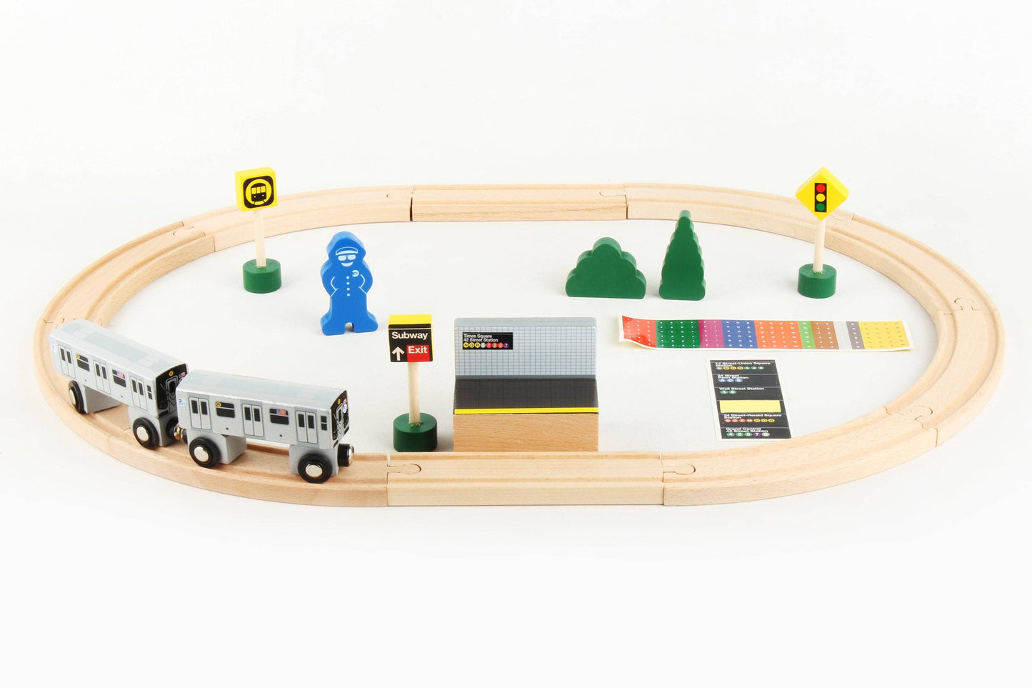 TY060 MTA WOODEN TRAIN SET