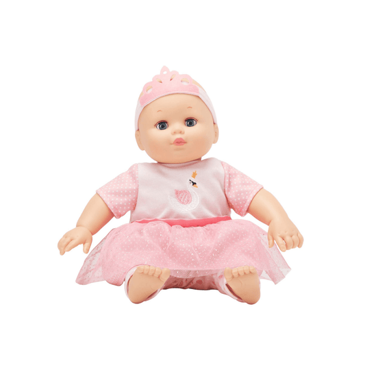 Madame Alexander Babble Baby Pink Swan 14" Doll with Sounds (MA20596)