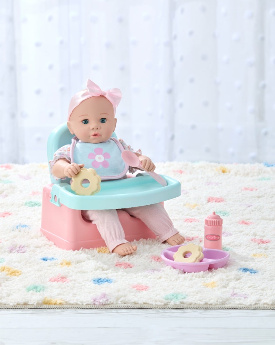 Madame Alexander Sweet Smiles Snack Time 14" Doll with Highchair (MA21057)