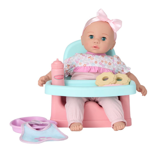 Madame Alexander Sweet Smiles Snack Time 14" Doll with Highchair (MA21057)