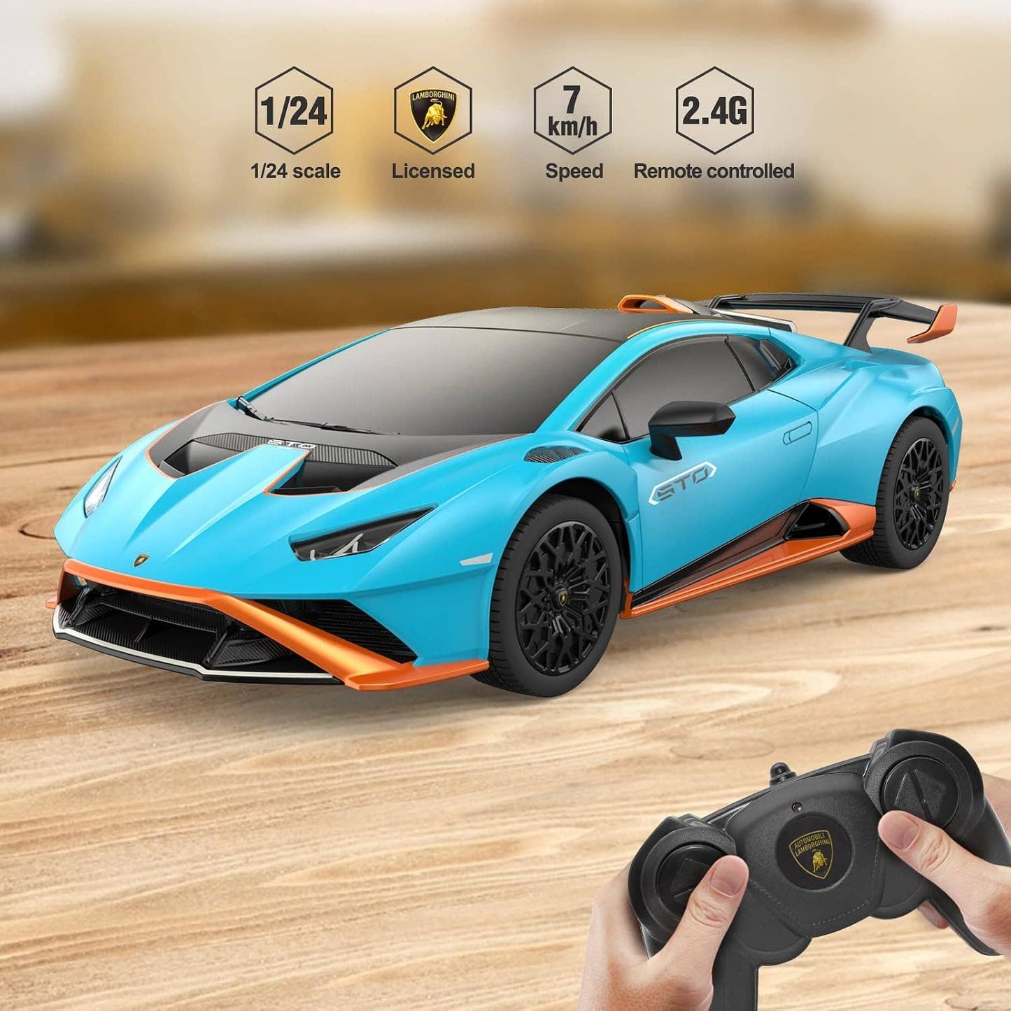 1:24 RC Lamborghini Huracan STO Remote Control Sports Car