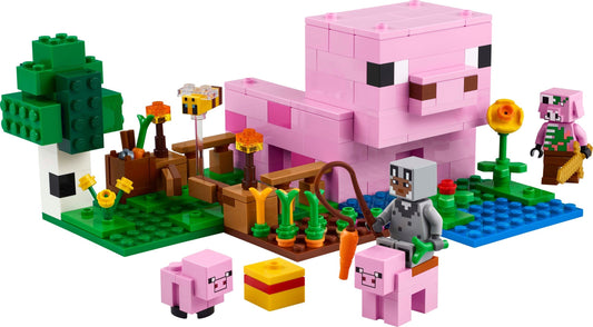 LEGO Minecraft The Baby Pig House (21268) box art