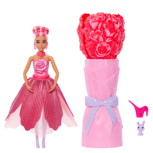 Barbie Petal Pop Scented Doll with Reveal Surprises (JMF59)
