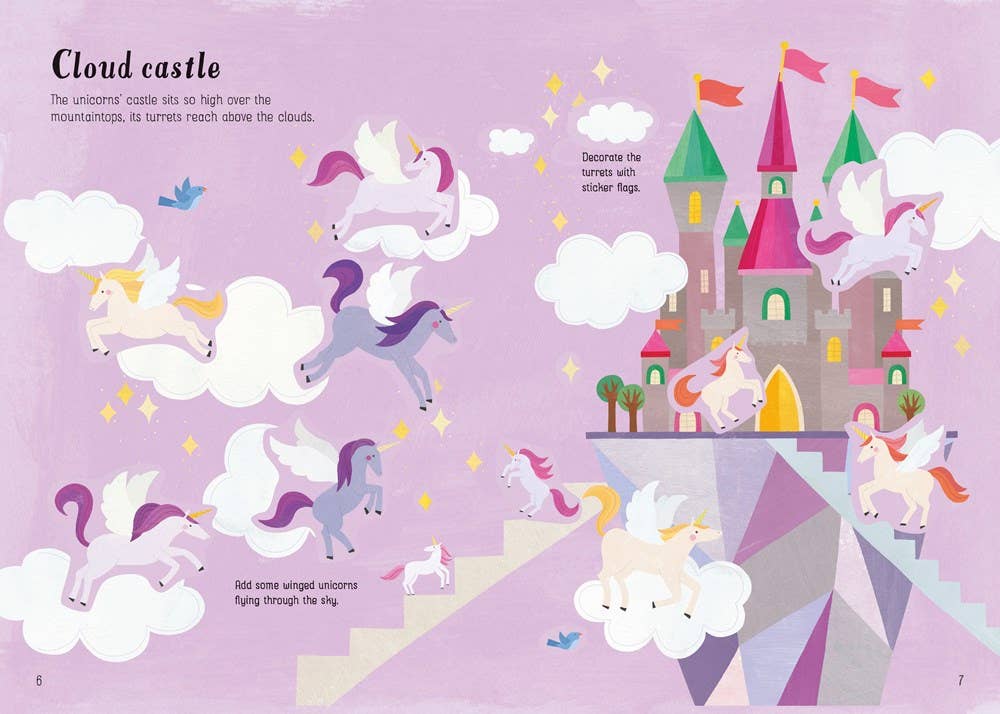 Little First Stickers Unicorns : Usborne