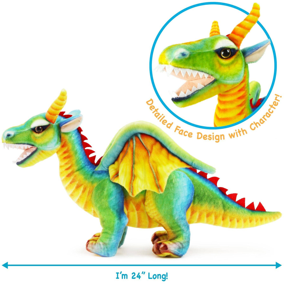 TigerHart Drevnar the Dragon 29-inch plush