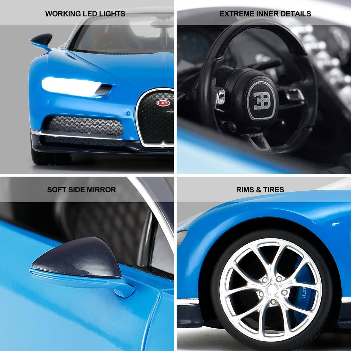 1:14 Scale RC Bugatti Chiron Remote Control Sports Car