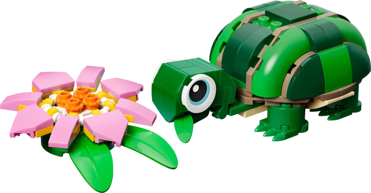 LEGO Creator 3-in-1 Turtle with a Water Lily Flower (31377)