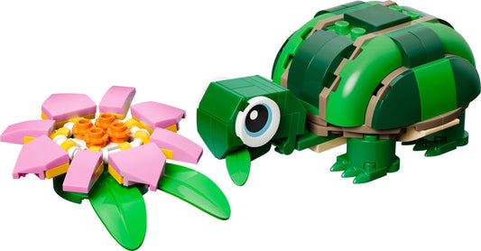 LEGO Creator 3-in-1 Turtle with a Water Lily Flower (31377)