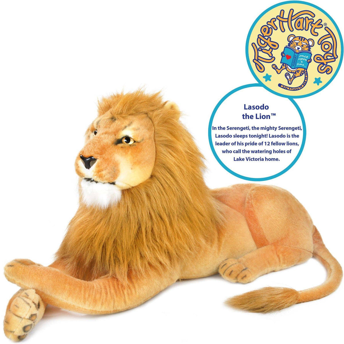 TigerHart Lasodo the Lion 39-inch plush