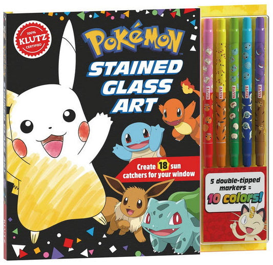 Klutz Pokémon Stained Glass Art kit