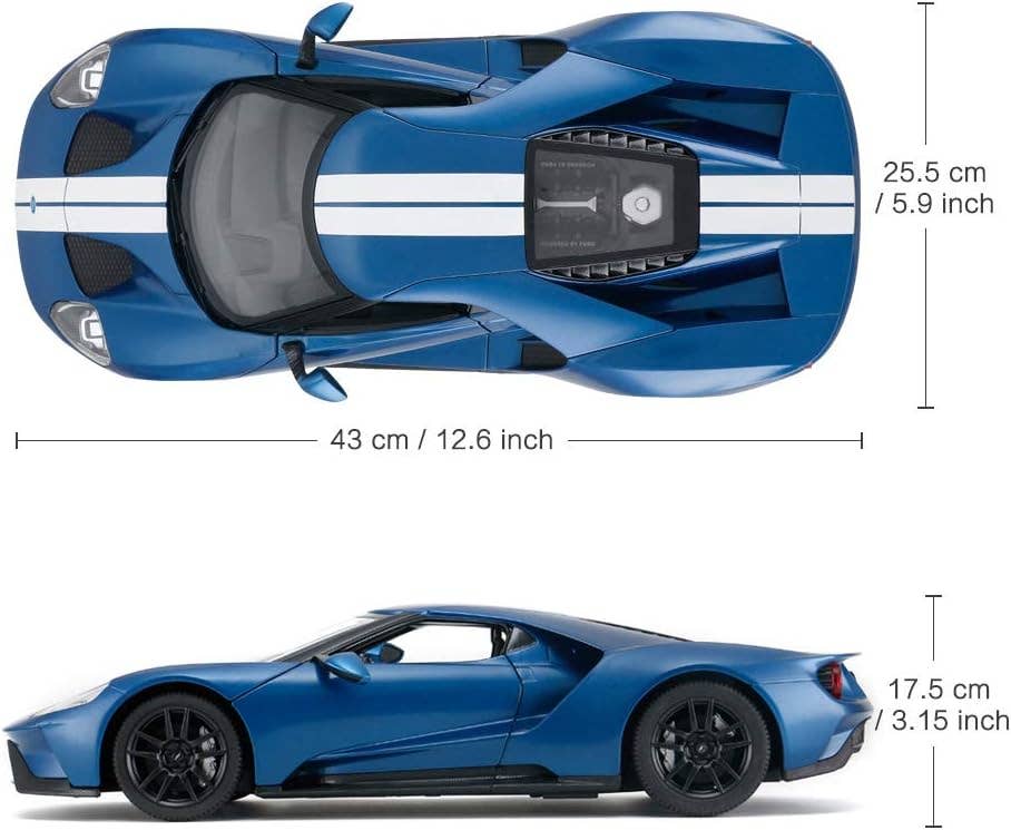 1:14 Scale RC Ford GT Remote Control Sports Car