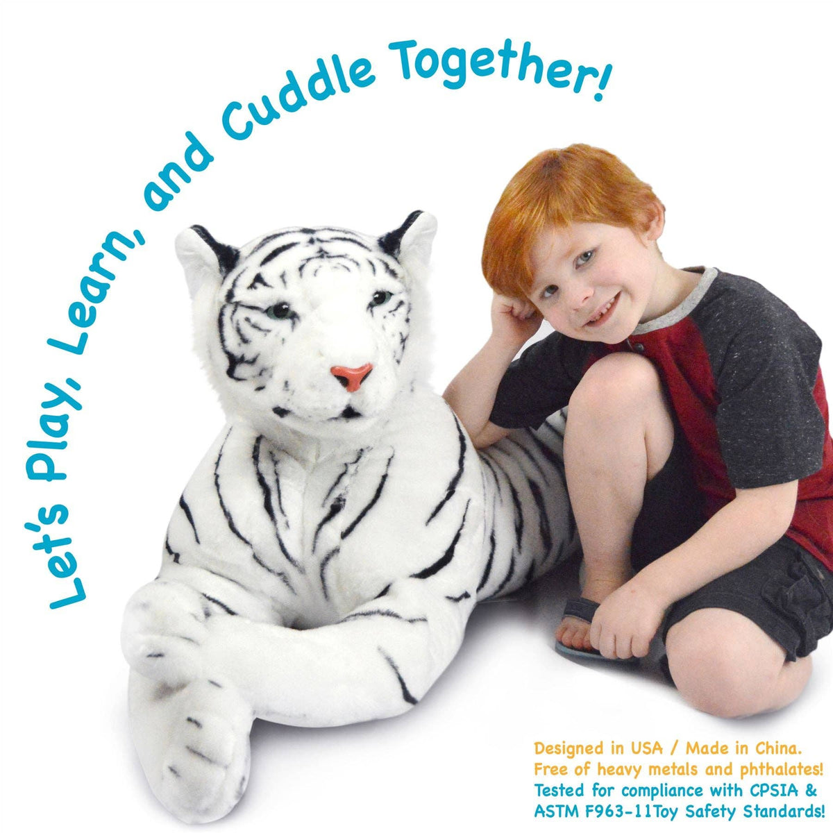 TigerHart Timurova the White Tiger 42-inch plush