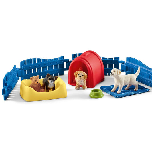 Schleich Farm World Puppy Pen Playset (42480)